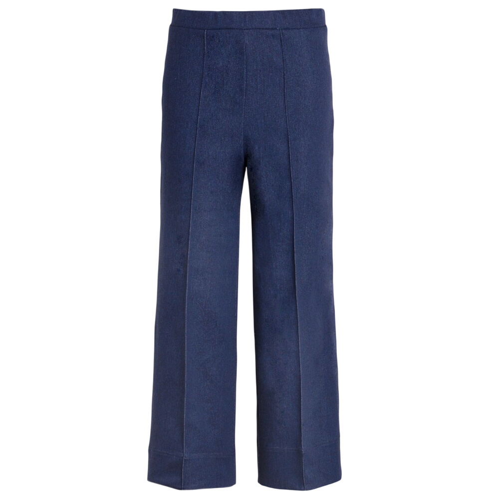 Vilagallon Dark Blue Straight Leg Denim Trousers
